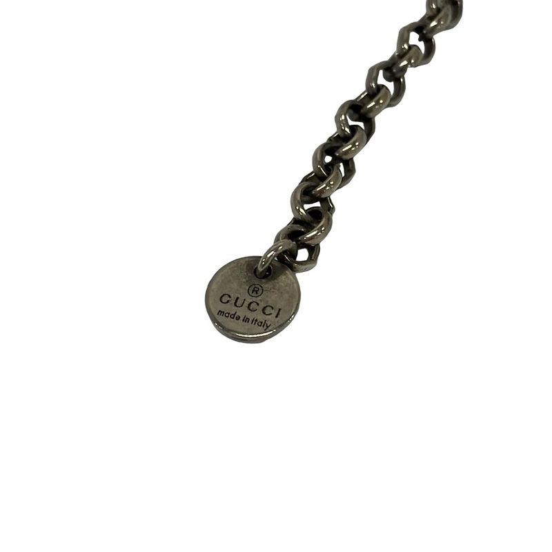 Gucci Necklace Interlocking Silver