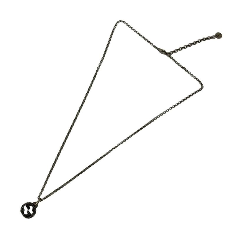 Gucci Necklace Interlocking Silver