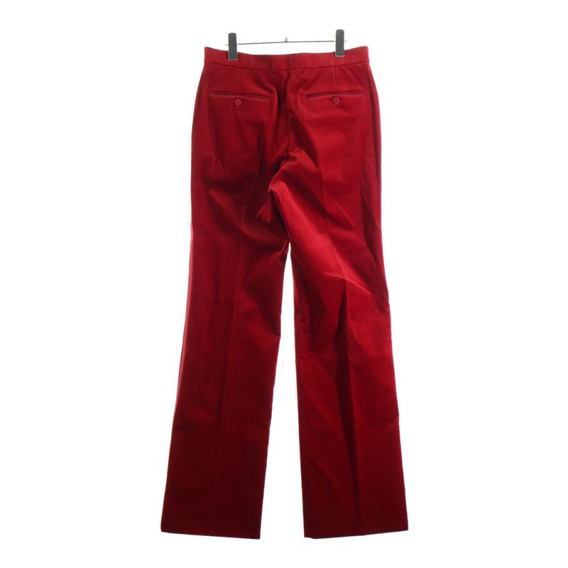 Gucci Velour Velvet Trousers Pants Red