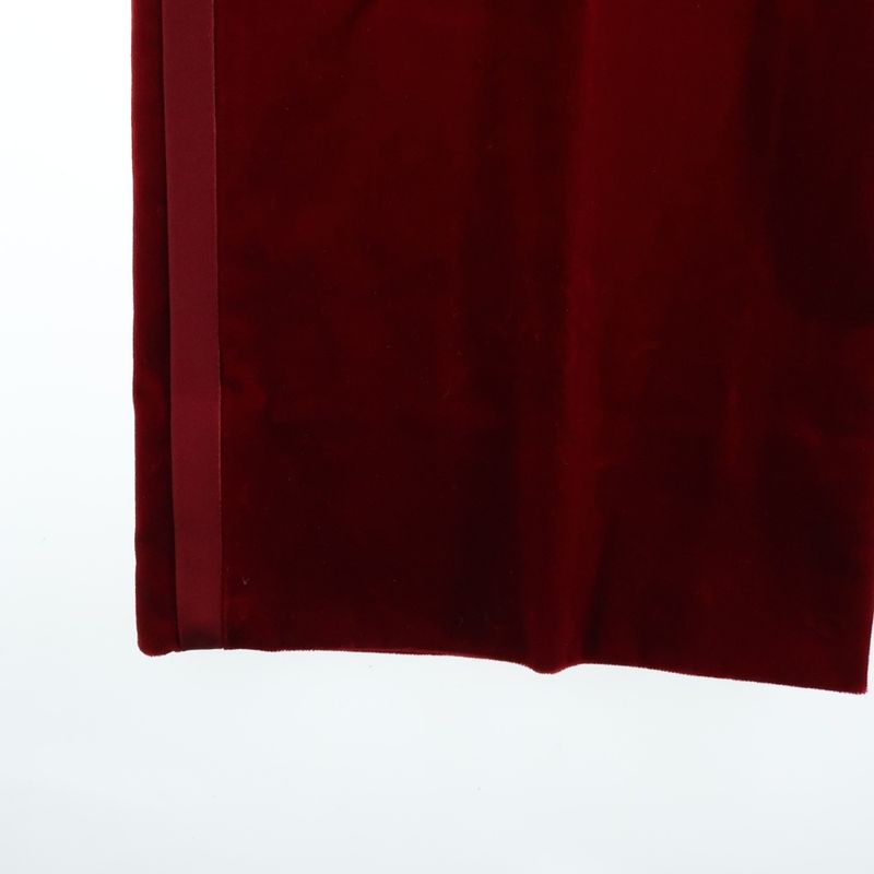 Gucci Velour Velvet Trousers Pants Red