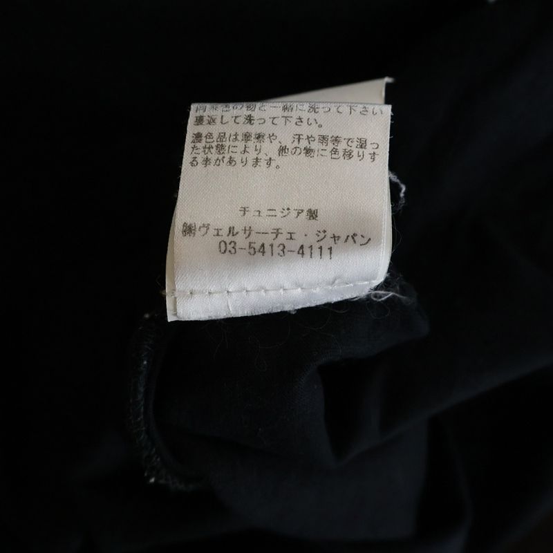 Versace Medusa Logo Embroidery Short Sleeve T-Shirt Black