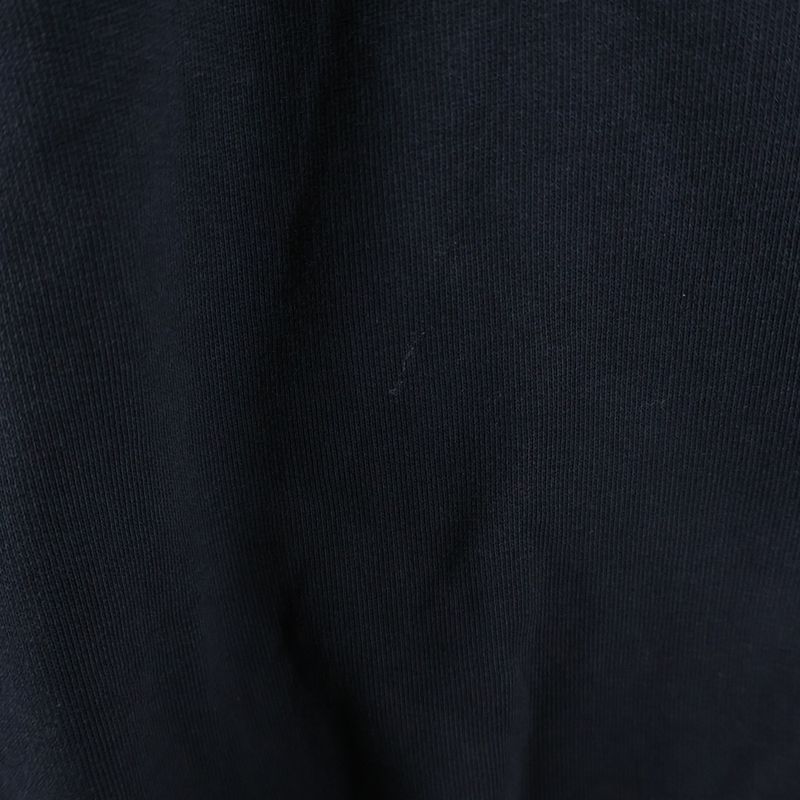 Balenciaga Tape Type Ripped Pocket Hoodie Tee Pullover Black Sweater