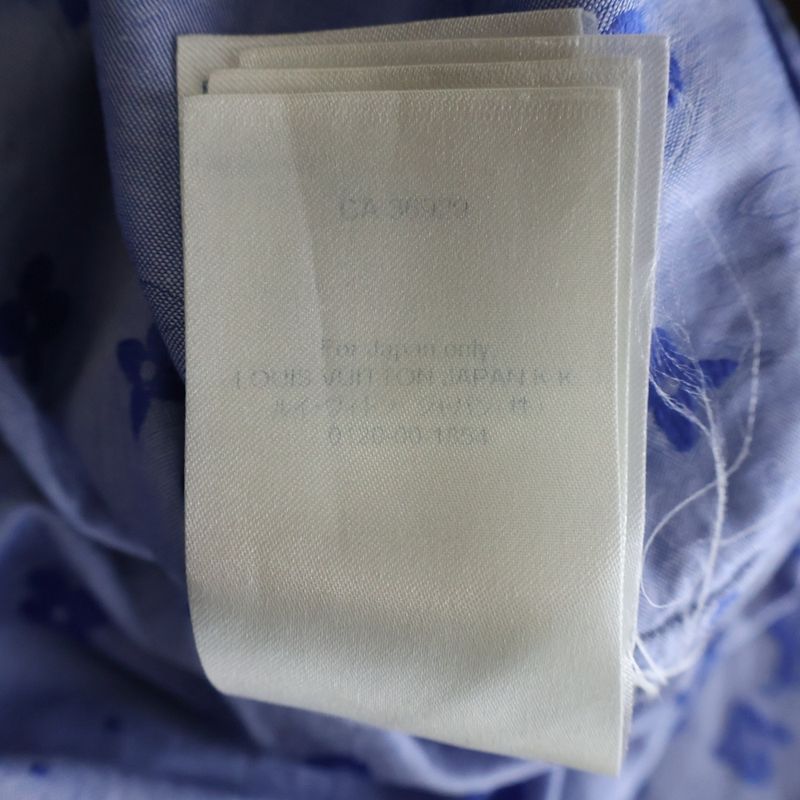Louis Vuitton Monogram All Over Jacquard Chambray Shirt
