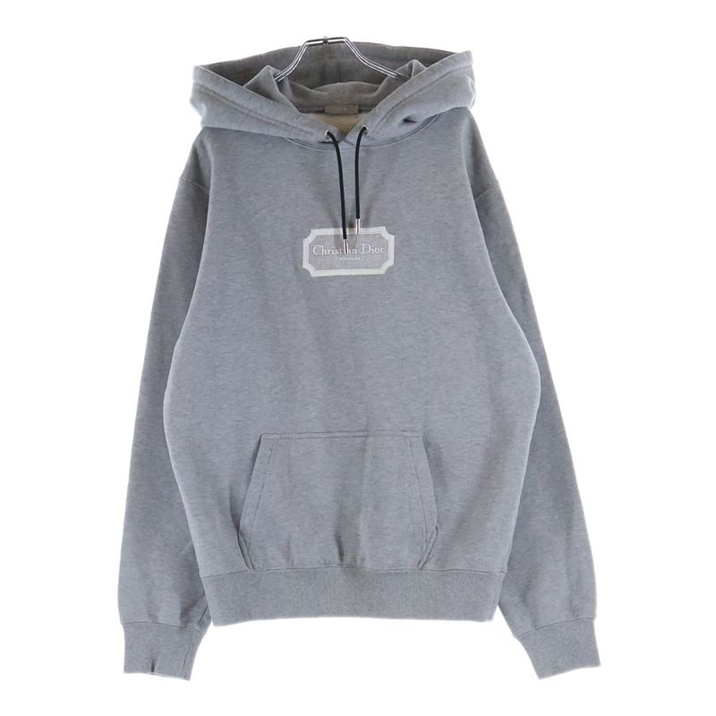 Dior Couture Embroidered Relax Fit Hoodie Logo Sweater