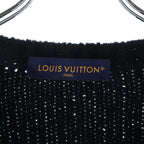 Louis Vuitton Chunky Intarsia Cardigan Qnc Black