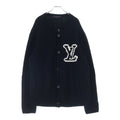 Louis Vuitton Chunky Intarsia Cardigan Qnc Black
