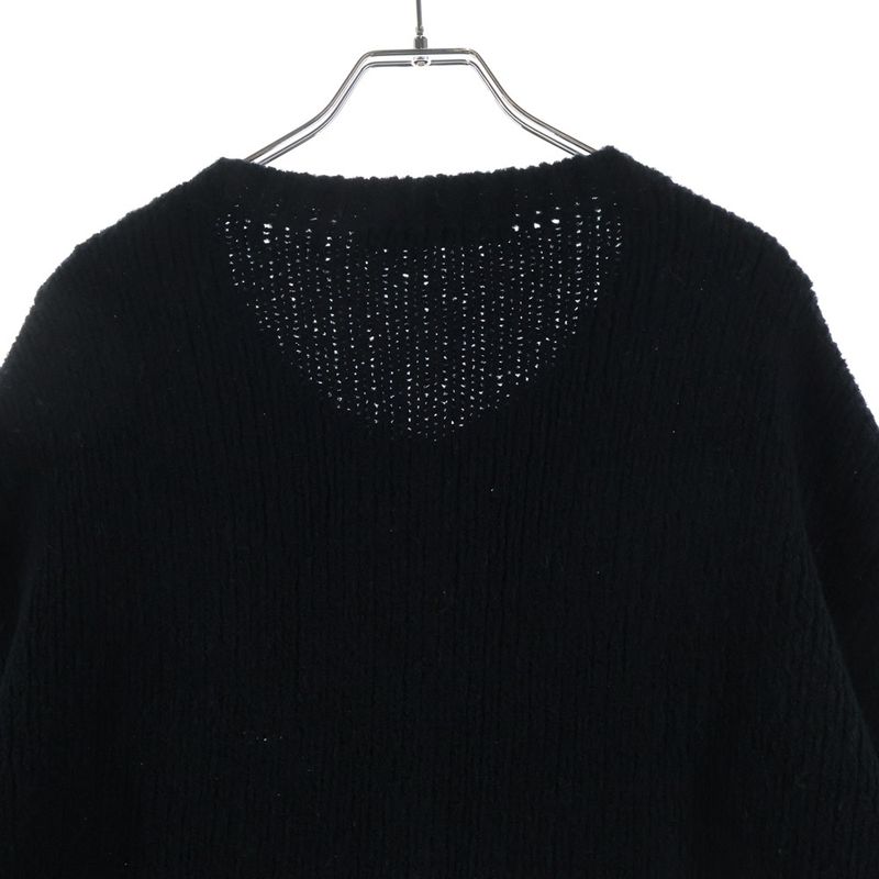 Louis Vuitton Chunky Intarsia Cardigan Qnc Black