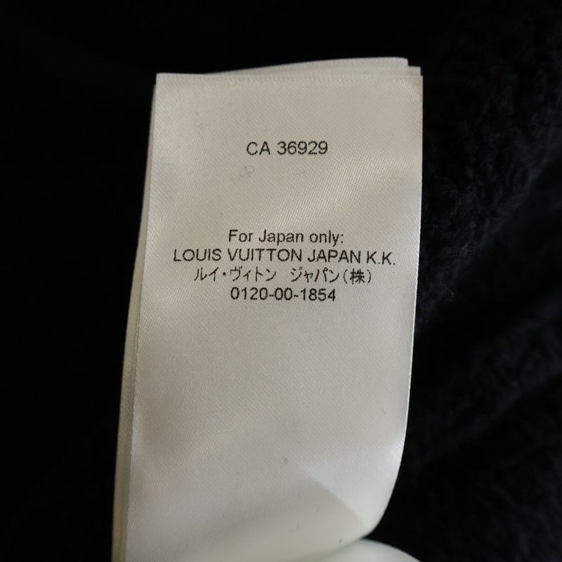 Louis Vuitton Chunky Intarsia Cardigan Qnc Black