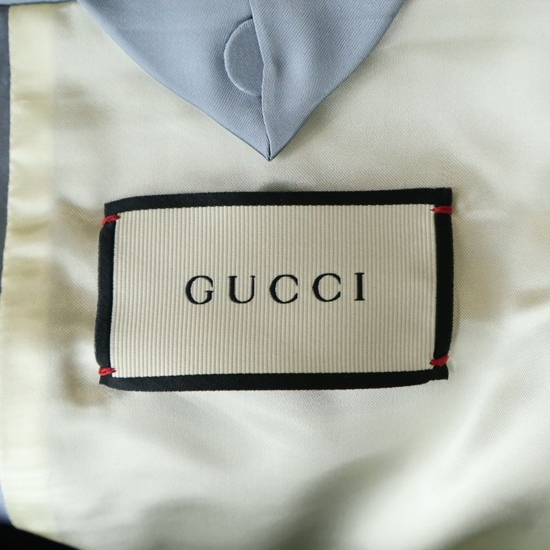 Gucci Wool Set Suit Mohair Blend Set Tailored Jacket Trousers