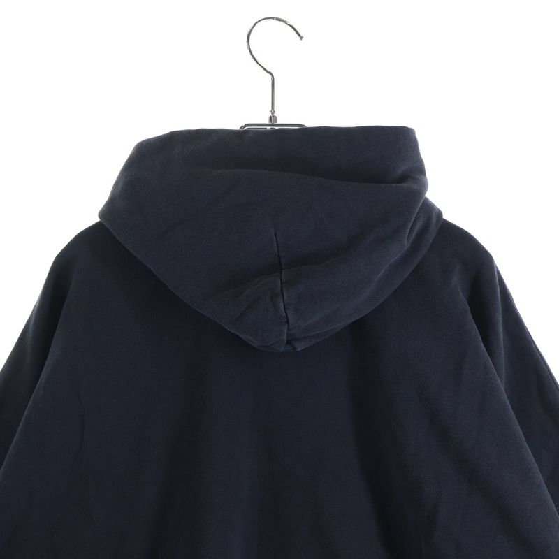 Balenciaga Washed Black Logo Embroidery Sweater
