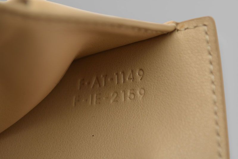 Celine Wallet Mini Trifold Beige Small