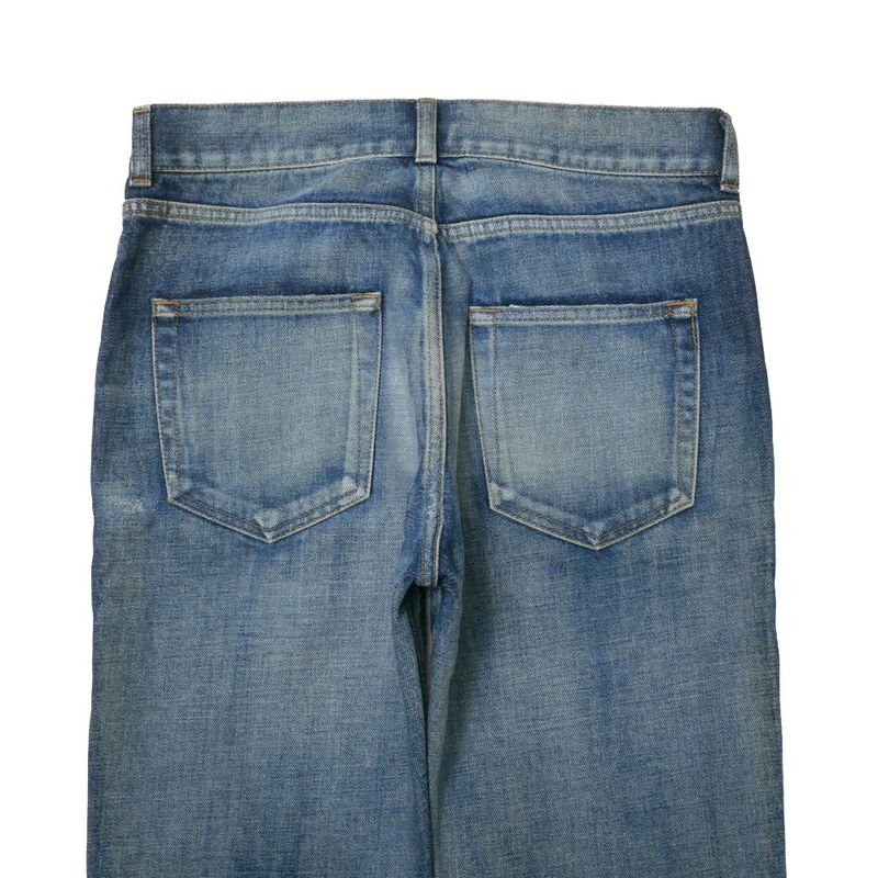 Saint Laurent Paris Denim Pants 29 Repaired Cut Off Indigo