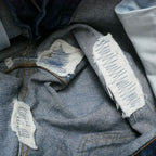 Saint Laurent Paris Denim Pants 29 Repaired Cut Off Indigo