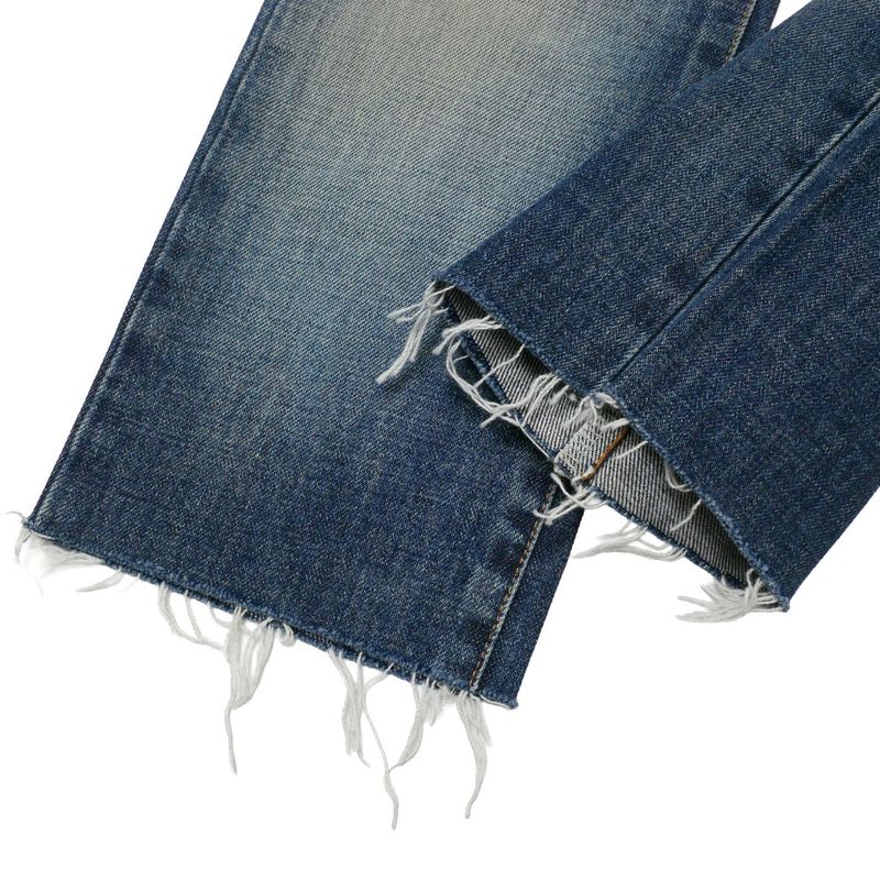 Saint Laurent Paris Denim Pants 29 Repaired Cut Off Indigo