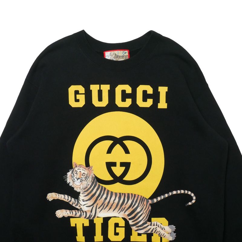 Gucci Sweatshirt S Trainer Taiga GG Logo Print Sneaker