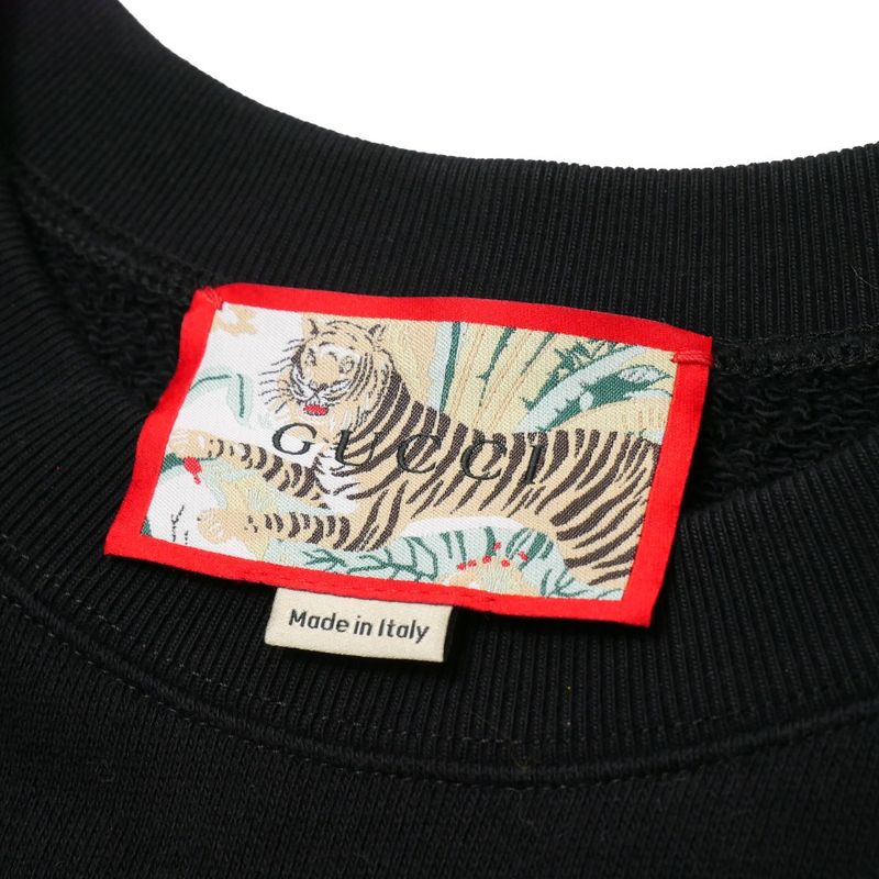 Gucci Sweatshirt S Trainer Taiga GG Logo Print Sneaker