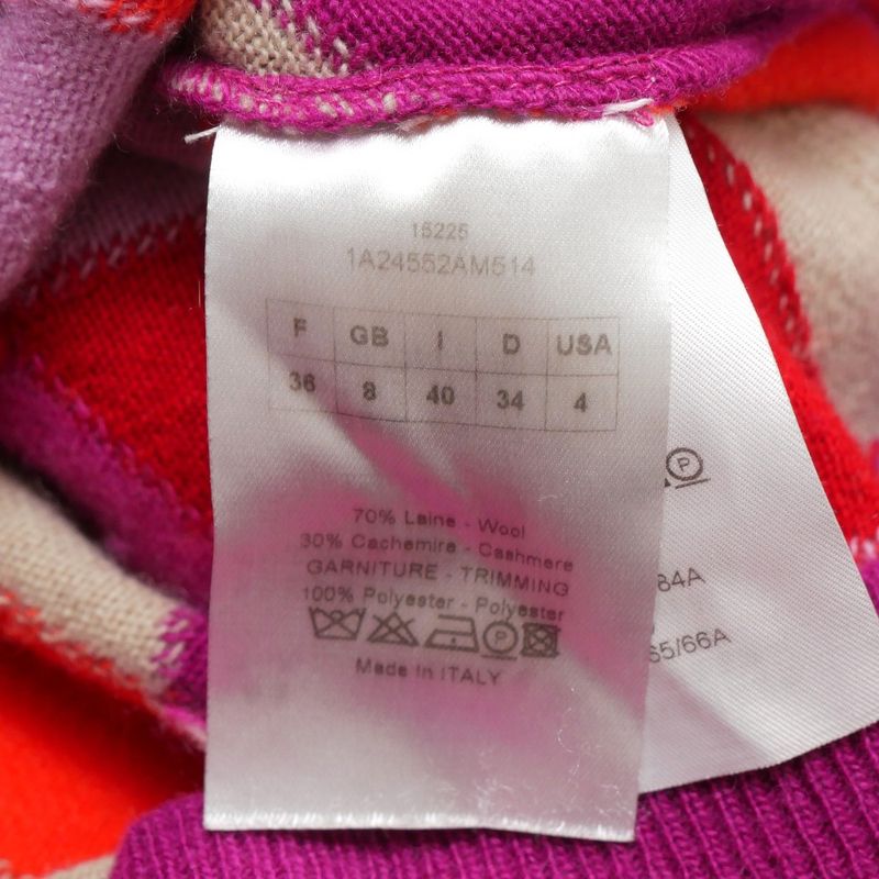 Dior Sweater 36 Agile Long Sleeve Knit
