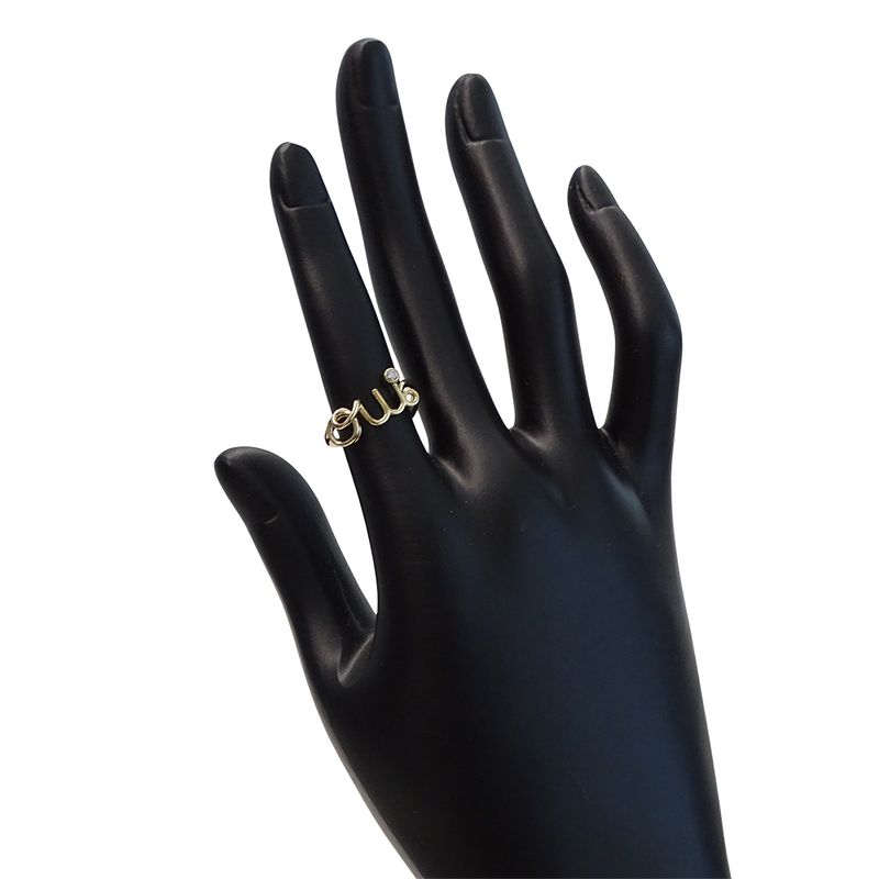 Dior Ring Diamond Amule Amour Oui Yellow Gold