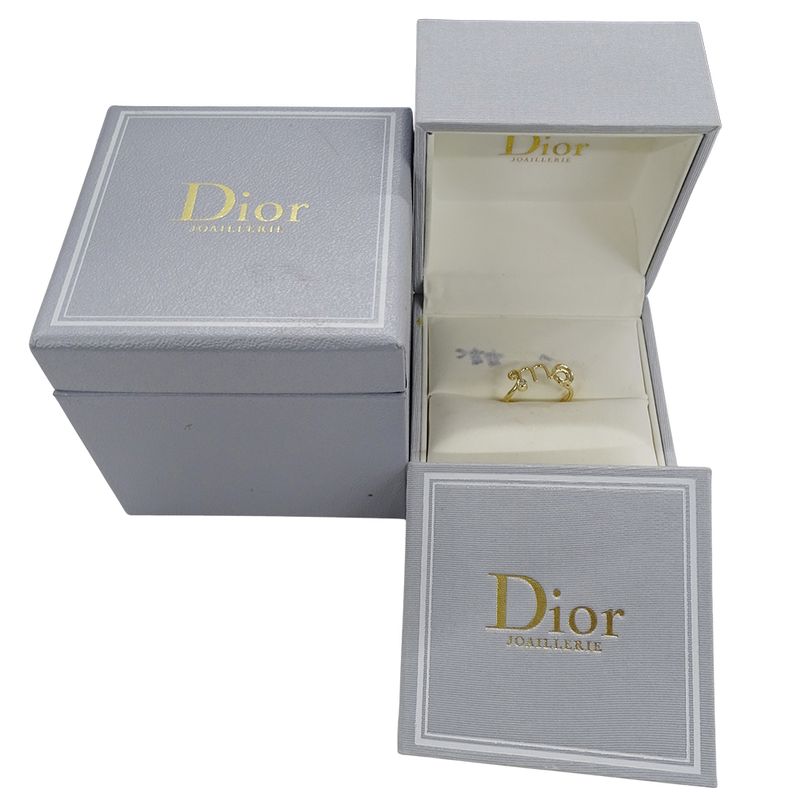 Dior Ring Diamond Amule Amour Oui Yellow Gold