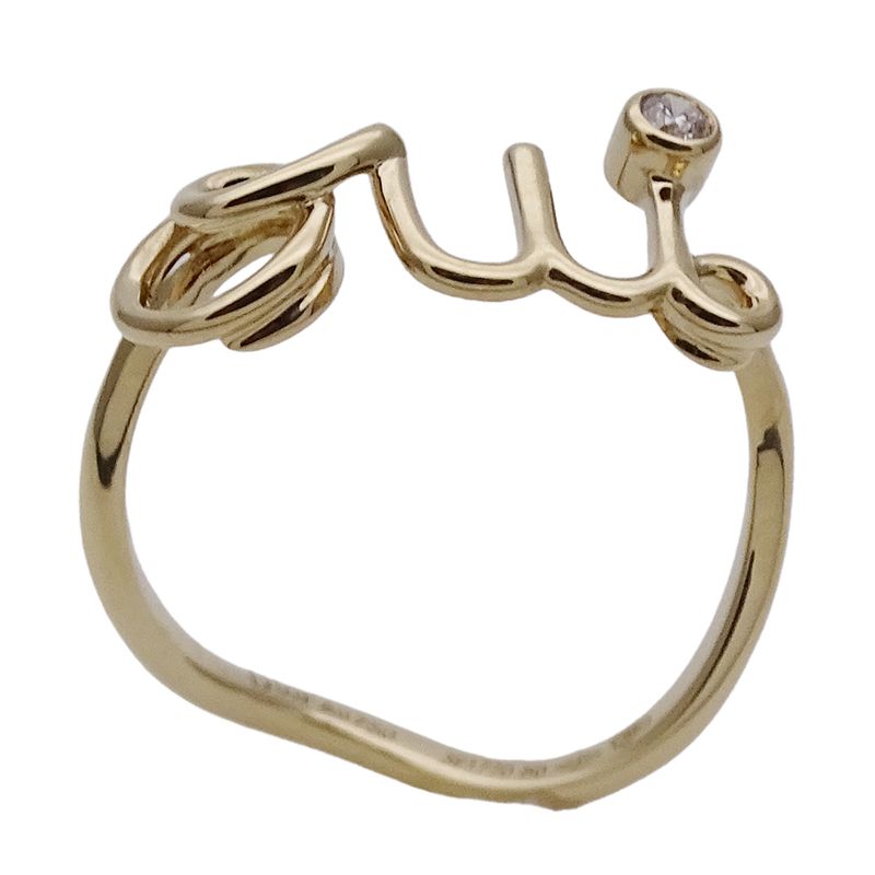 Dior Ring Diamond Amule Amour Oui Yellow Gold