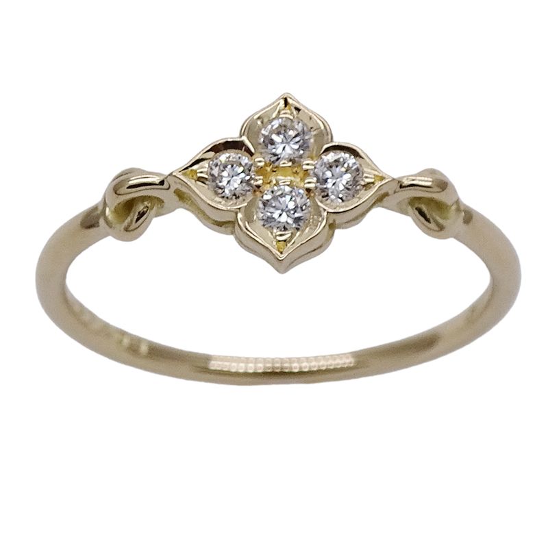 Cartier Ring Diamond Hindu Yellow Gold 51