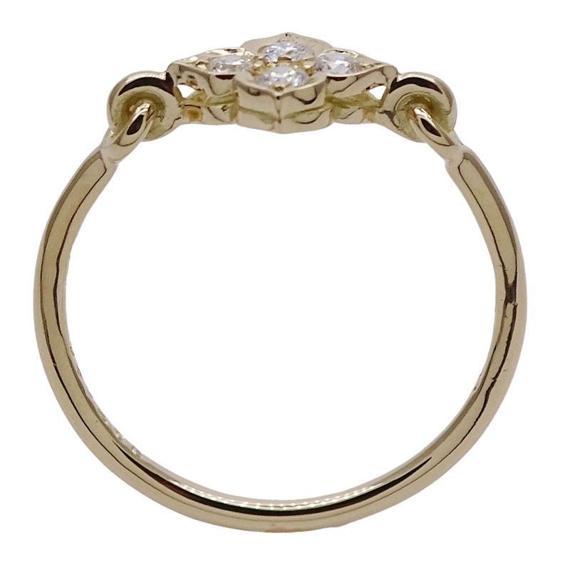 Cartier Ring Diamond Hindu Yellow Gold 51