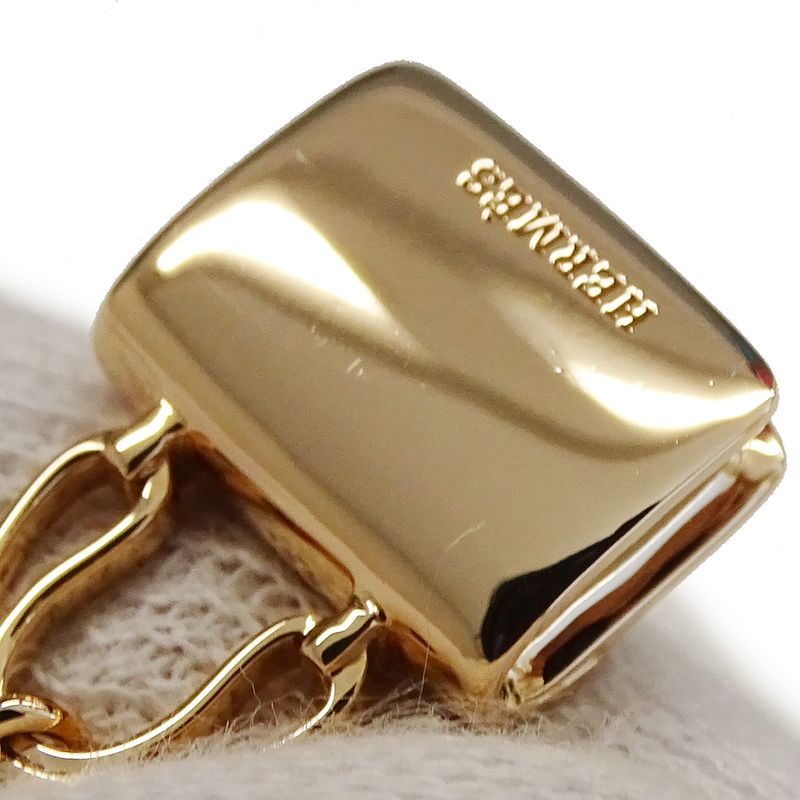 Hermes Bracelet Diamond Pink Gold Amulet