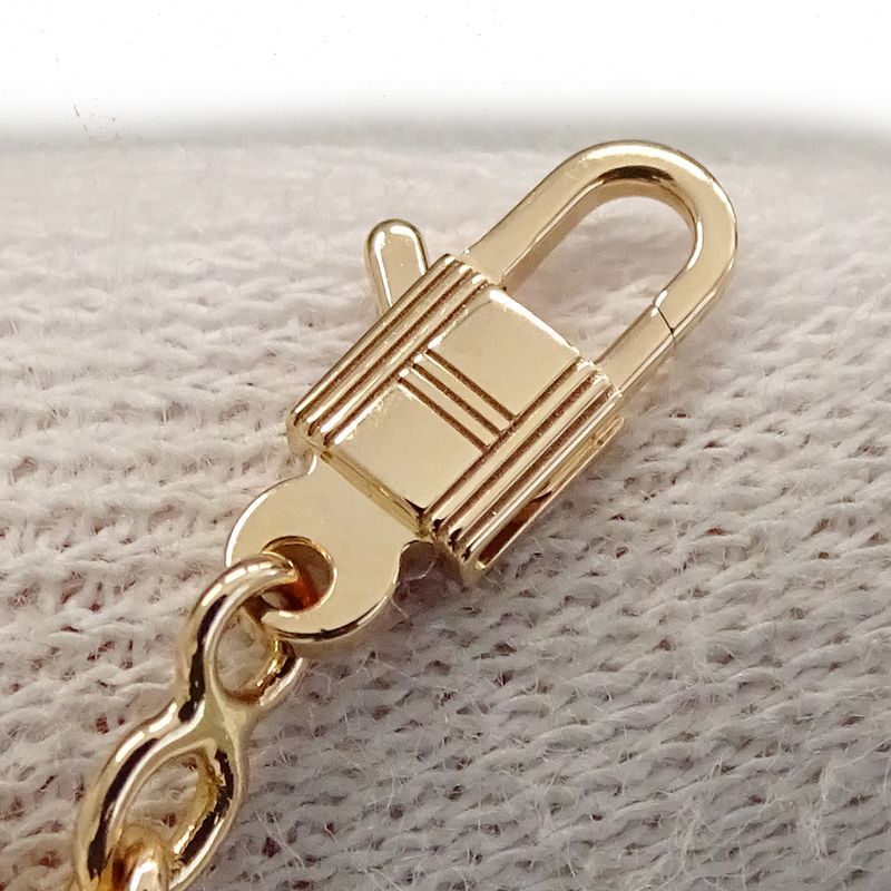 Hermes Bracelet Diamond Pink Gold Amulet