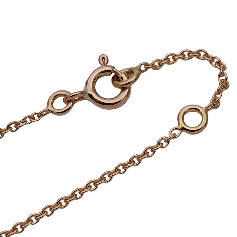 Hermes Necklace Chaine D'ancre Farandole PM Pink Gold