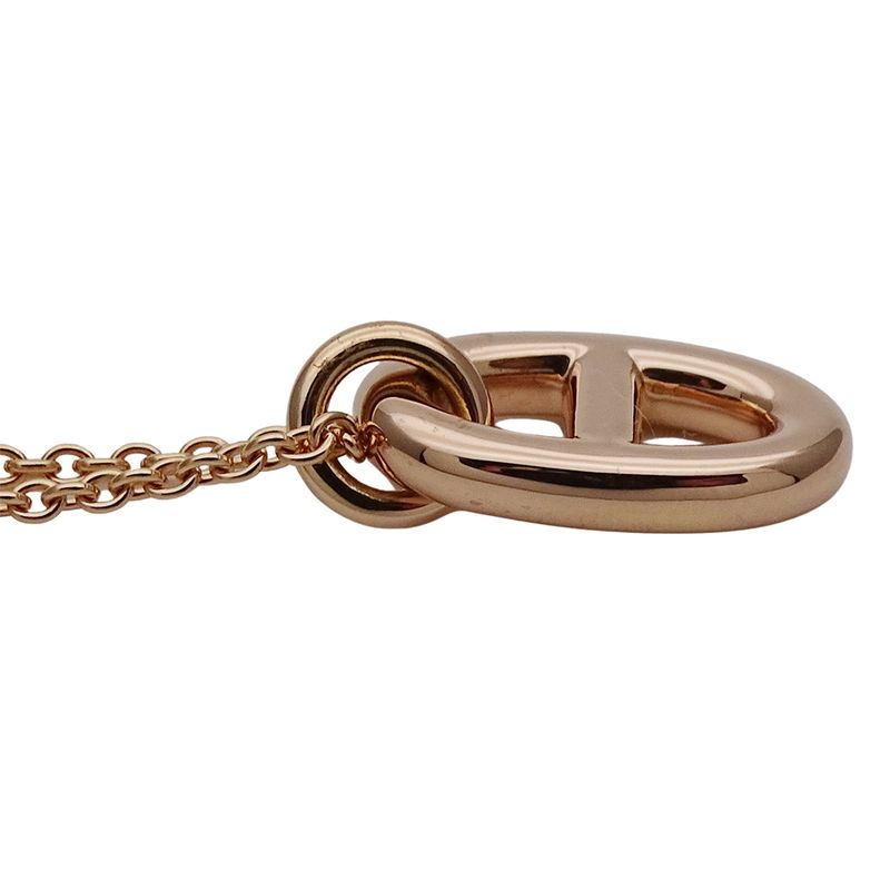 Hermes Necklace Chaine D'ancre Farandole PM Pink Gold