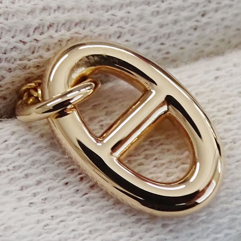 Hermes Necklace Chaine D'ancre Farandole PM Pink Gold