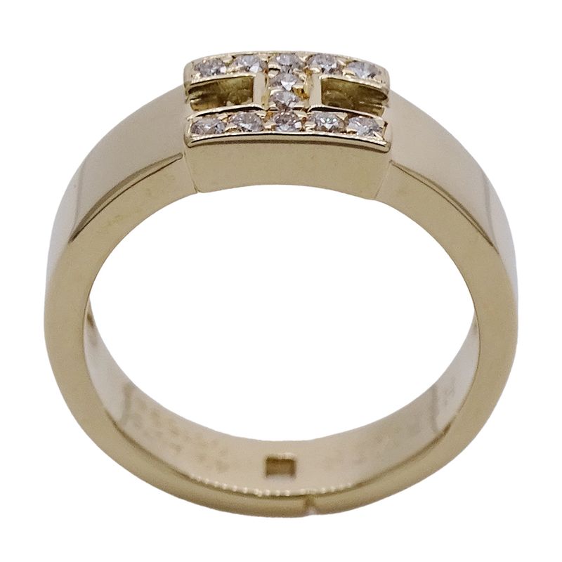 Hermes Ring New Hella Cles Diamond Yellow Gold 49