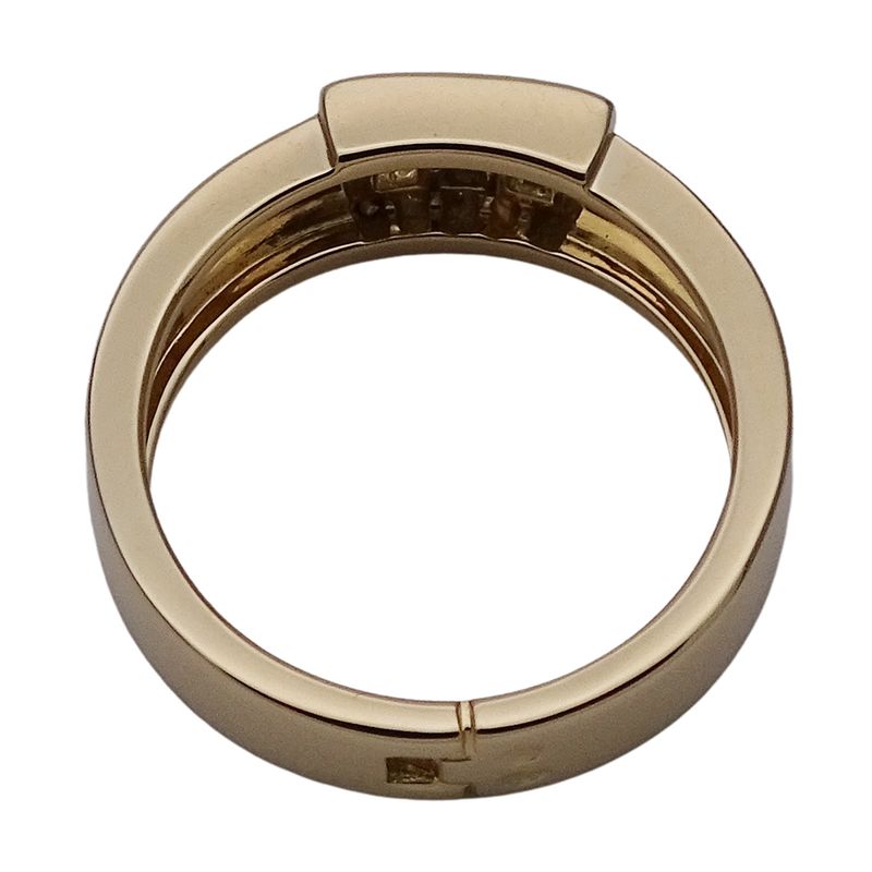 Hermes Ring New Hella Cles Diamond Yellow Gold 49
