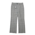 Dolce & Gabbana Pants 38 Trousers Glen Check Pleated Grayglen Plaid Pattern