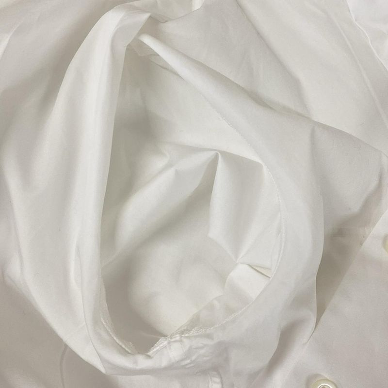 Prada Long Sleeve Shirt Blouse 42 M White Bijoux