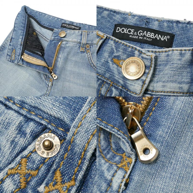 Dolce & Gabbana Denim Pants 38 Aged Jeans Sac Suburu