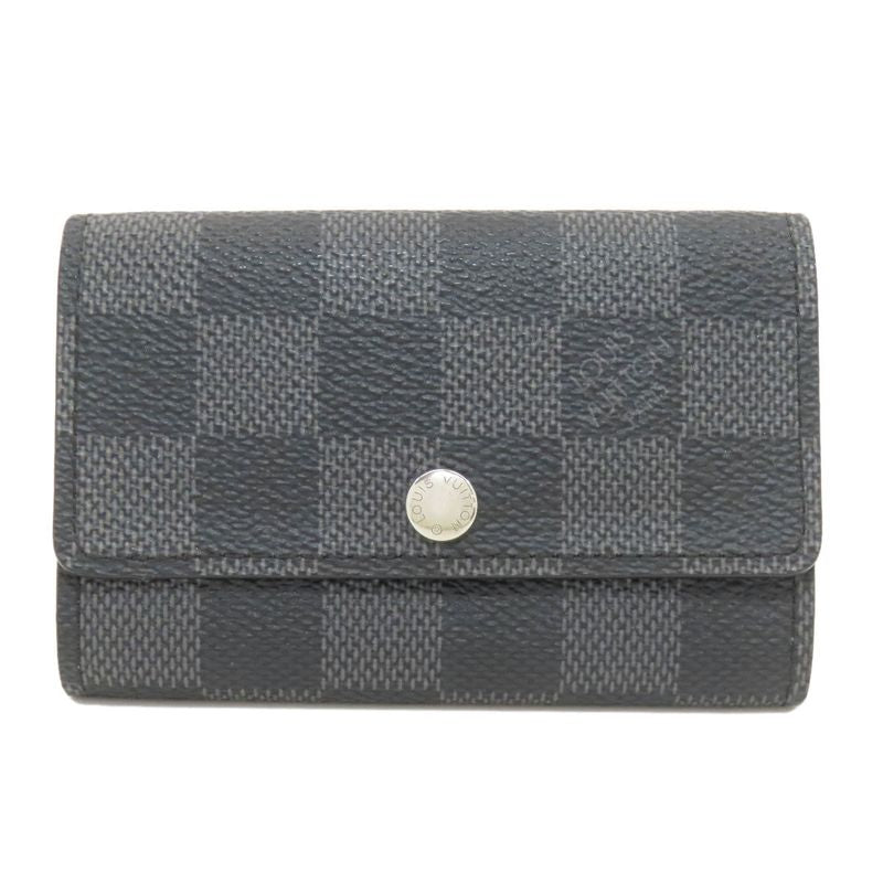 Louis Vuitton Multicles 6 Key Case Damier Canvas Key Holder Damier Graphite Gray