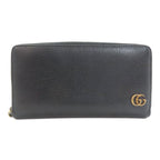 Gucci Double GG Marmont Wallet Leather