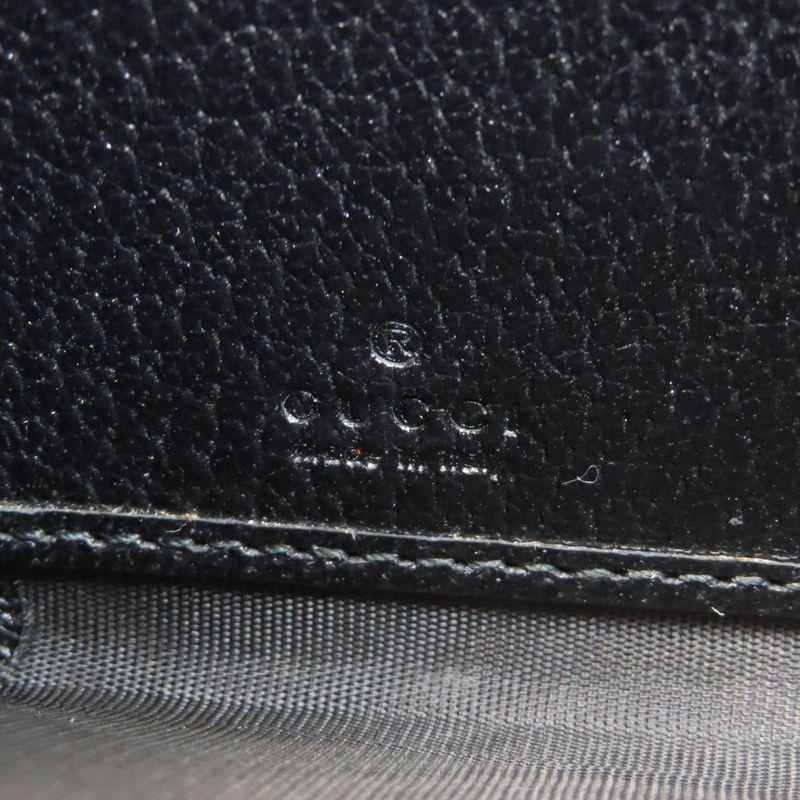 Gucci Double GG Marmont Wallet Leather
