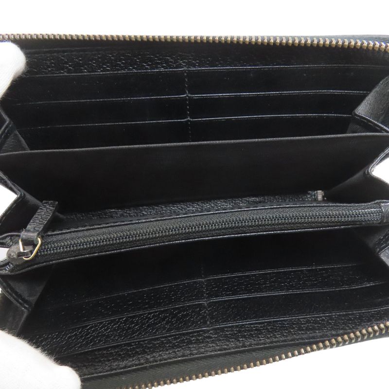 Gucci Double GG Marmont Wallet Leather