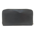 Chanel CC Logo Silver Wallet Grained Calfskin