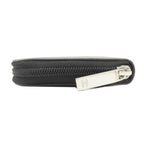 Chanel CC Logo Silver Wallet Grained Calfskin