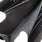 Chanel CC Logo Silver Wallet Grained Calfskin