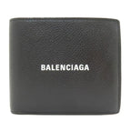 Balenciaga Logo Bifold Wallet Leather