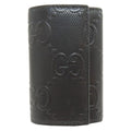Gucci GG Embossed Key Case Leather Key Holder