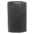 Gucci GG Embossed Key Case Leather Key Holder