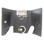 Gucci GG Embossed Key Case Leather Key Holder