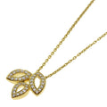 Harry Winston Lily Cluster Star Mini Diamond Necklace 18K Yellow Gold