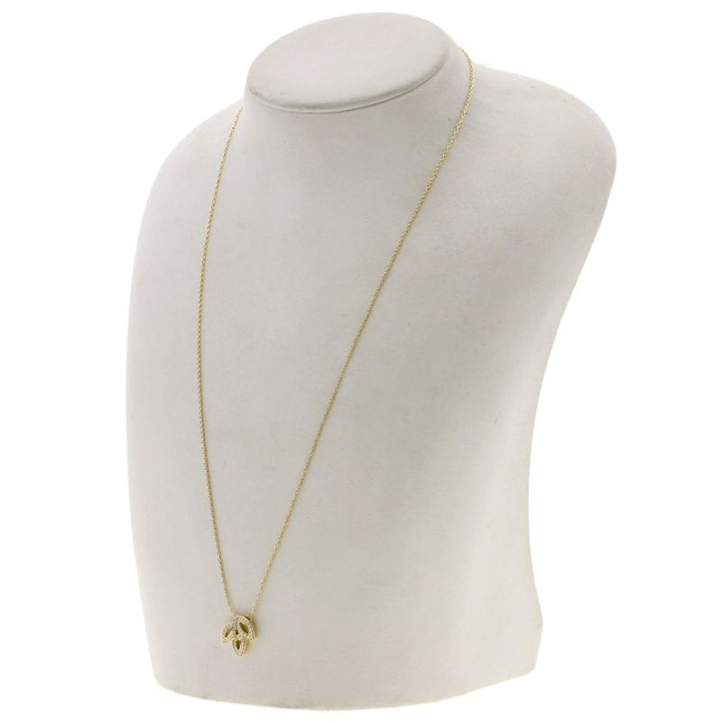 Harry Winston Lily Cluster Star Mini Diamond Necklace 18K Yellow Gold