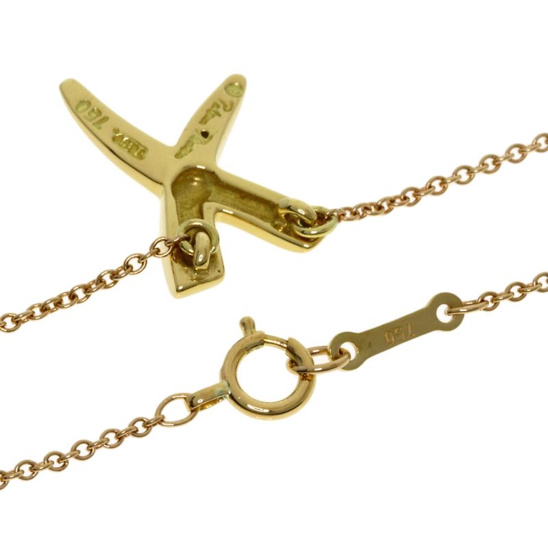 Tiffany & Co Kiss Necklace 18K Yellow Gold